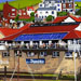 Painting - Whitby Shambles 'Harbour and Yachts'